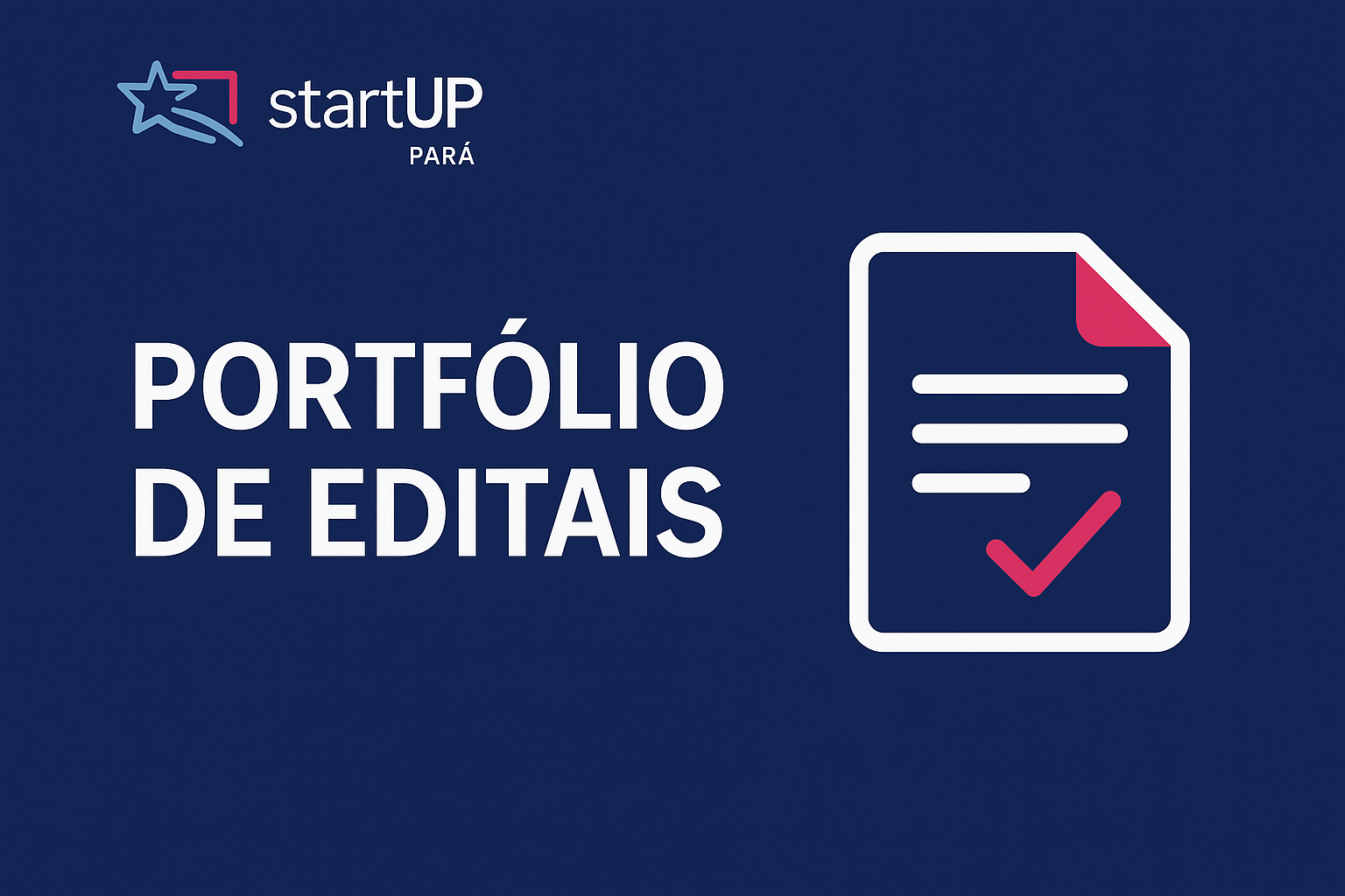 Portfólio de Editais